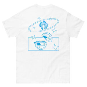 La terre est ronde - T-shirt blanc